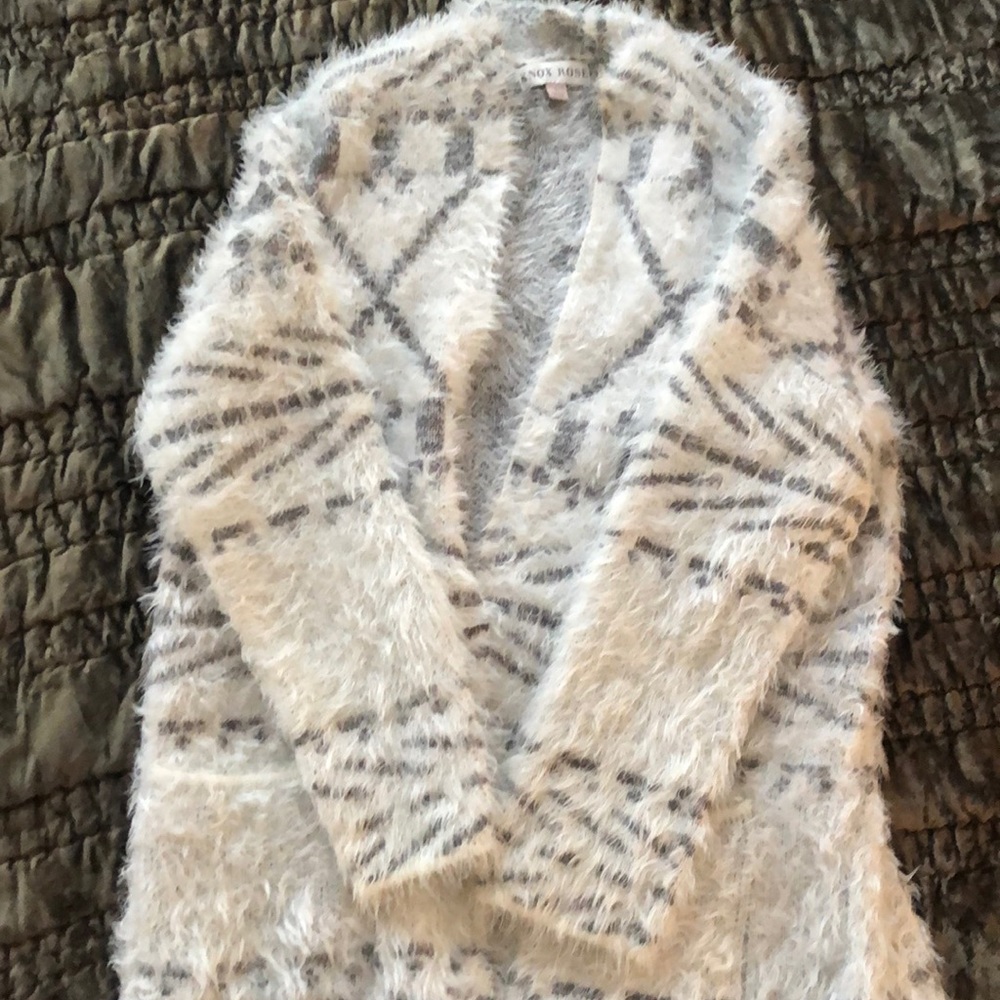 Knox Rose Fuzzy Soft Cardigan